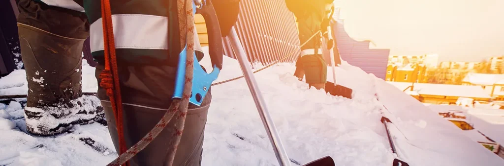 Takfix skottar snö på taket